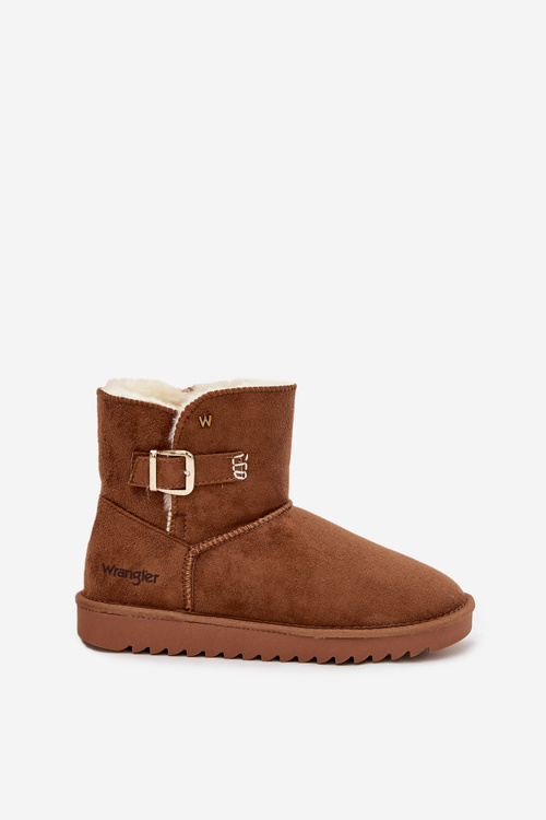 Dámske snehule s prackou Wrangler 20253091.37B Camel