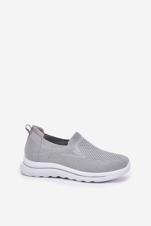 Dámske Textilné Slip-On Tenisky Šedé Adiora