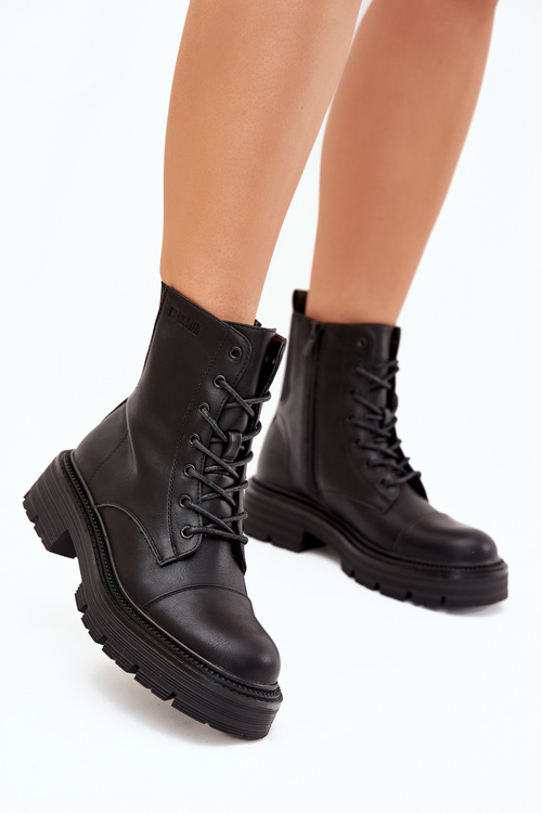 Zateplené Dámske Pracovné Topánky Big Star OO274140 Čierne