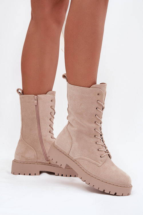 Dámske workery zimné béžové Marvielle