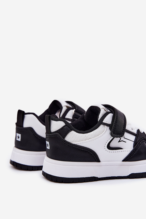 Ľahké Detské Tenisky Big Star RR374052 Čierna-Biela