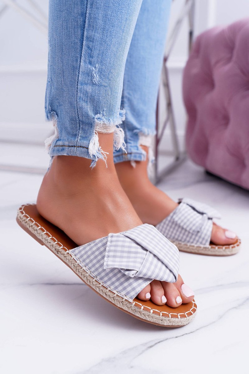 Dámske luky s lukom pin-up girl Grey