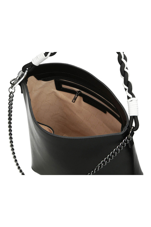 Klasická kožená kabelka Nobo M1280-C020 čierna