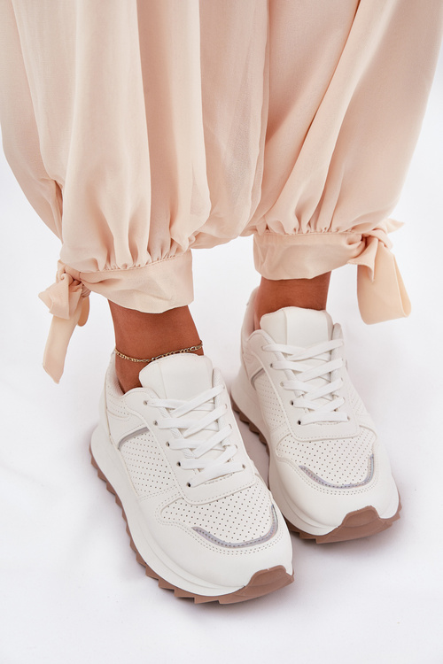 Dámské Sportovní Boty Na Platformě Bílé Yandia