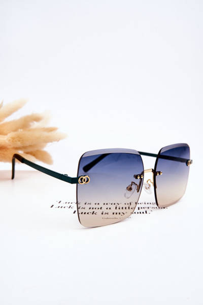 Velké dámské sluneční brýle 400UV E4721 zelené