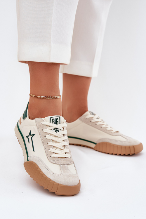 Nízke Dámske Tenisky Big Star NN274867 Béžové