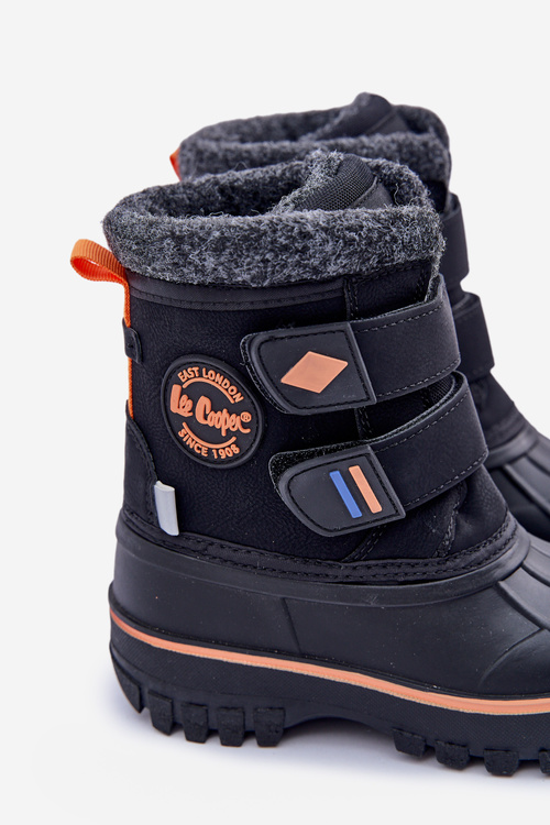 Dětské Sněhové Boty Na Suchý Zip Lee Cooper LCJ-24-44-2865K Černé