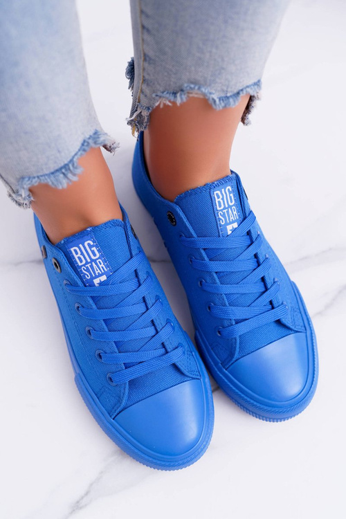 Dámské Klasické Nízké Tenisky BIG STAR AA274011 Tmave Modré