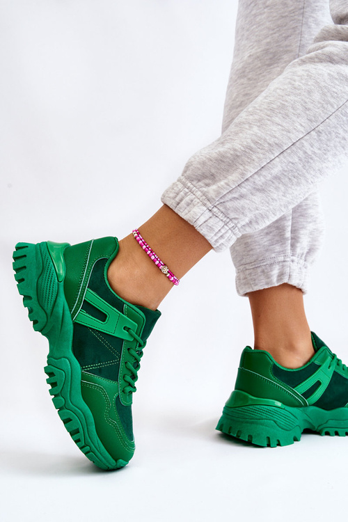 Módní sportovní obuv Tenisky Zelená Frezio