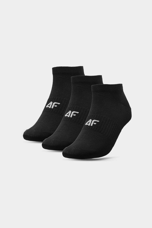 Čierne ponožky 4F Casual 3-PACK 4FAW23USOCF196-20S