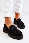 La.fi Suede Shoes La.fi Black Sapphira