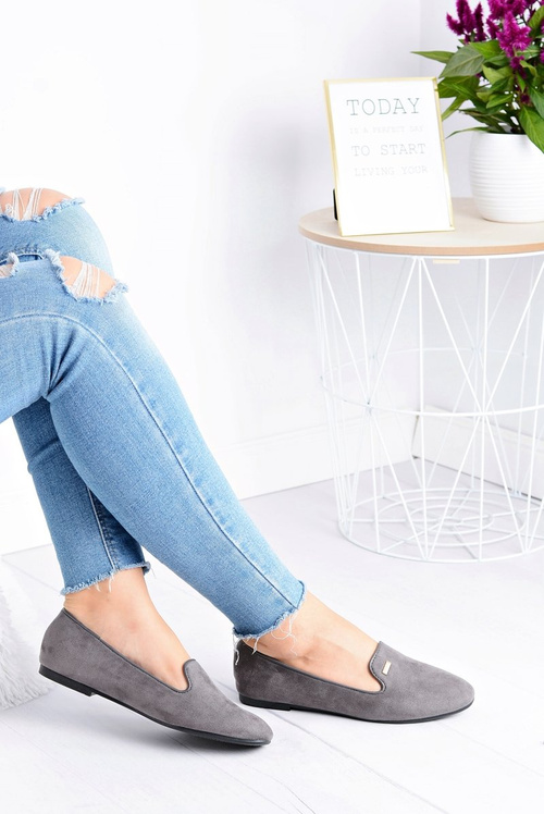 Ženské semišové semišové dámske baleríny Neala