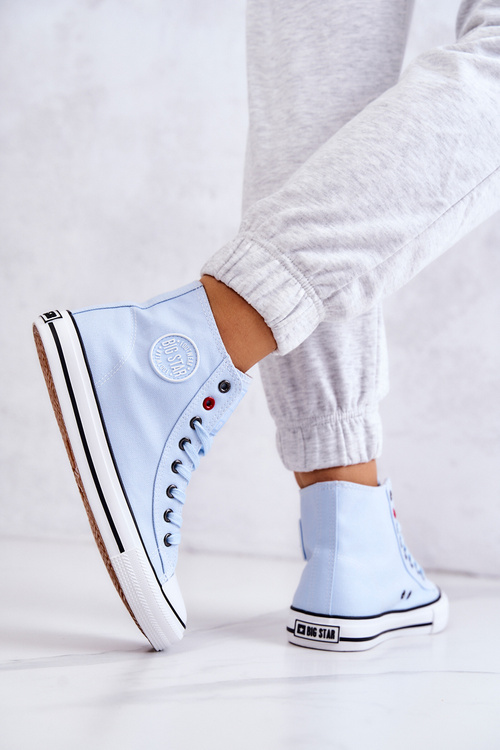 Dámske vysoké tenisky Veľká hviezda JJ274209 Blue