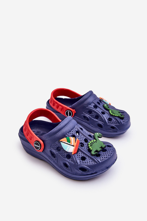 Detské ľahké penové crocs Navy modré sladkosti