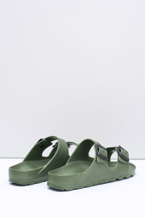 Pánske olivové záhradné svetlo flip -flops