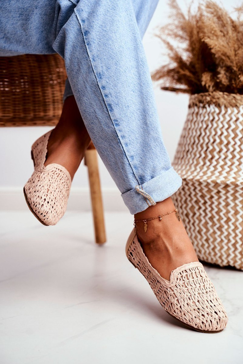 Dámské Baleríny Lu Boo Bezové 4Ever