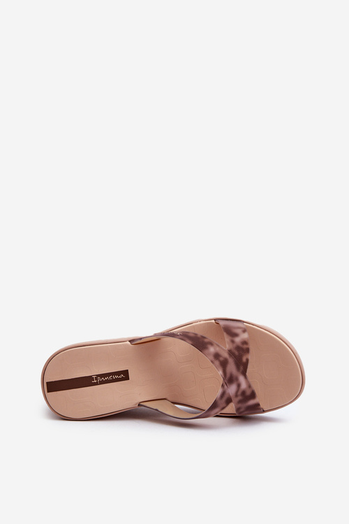 Dámské Sandály Na Korkové Platformě 83520 Ipanema High Fashion Slide Fem Beige