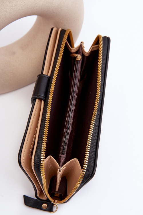 Velká černá dámská peněženka Sopheia