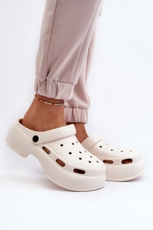 Dámské pěnové žabky bílé Ilariana