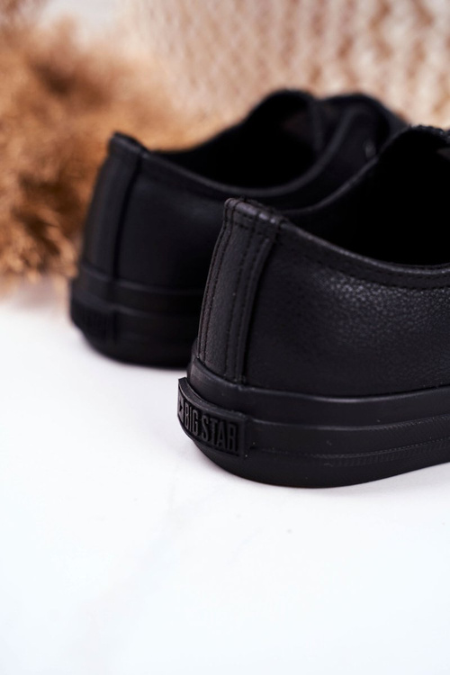 Detské tenisky s veľkou hviezdou s čiernym suchým zipsom GG374009