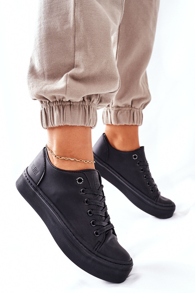 Dámske tenisky na platforme Big Star II274098 Black