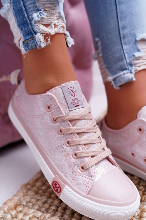 Dámské tenisky Cross Jeans růžové DD2R4058