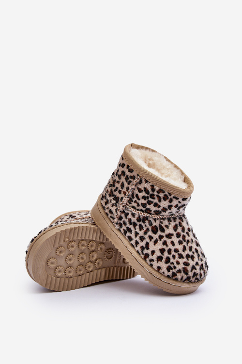 Detské izolované topánky Snow topánky béžové gooby