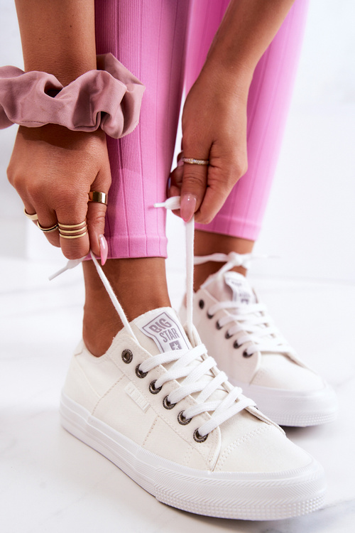 Dámske tenisky Veľká hviezda JJ274095 Biele tenisky