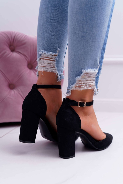 Dámské Lodičky Na Podpatku černé Grette