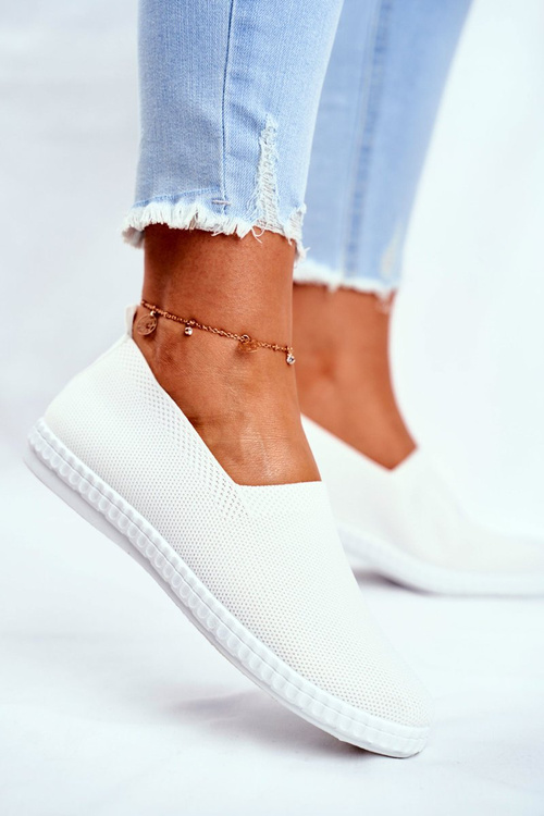 Dámské Tenisky Slip-on Bílé Grigio