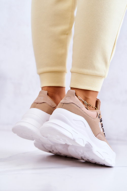 Dámská Sportovní Obuv Sneakers Big Star JJ274A222 Béžová