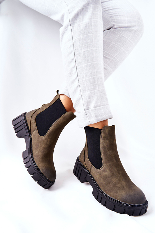 Boty Worker Sergio Leone TR761 Zelené