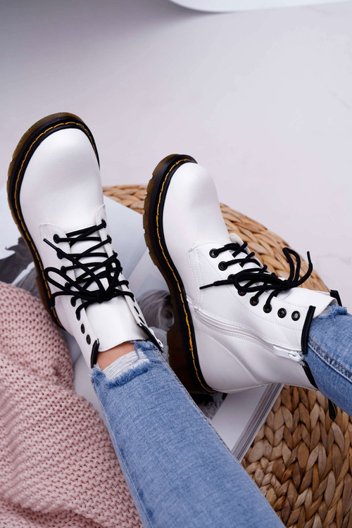 Dámske topánky topánky biele gangsta topánky