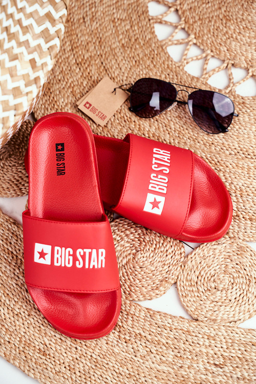 Ženské žabky Big Star Red GG274041