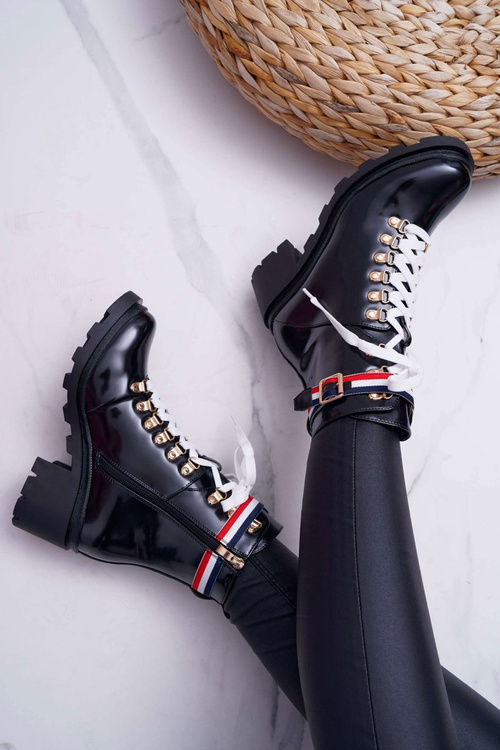 Dámske ploché päty vysoké podpätky topánky čierne hippe