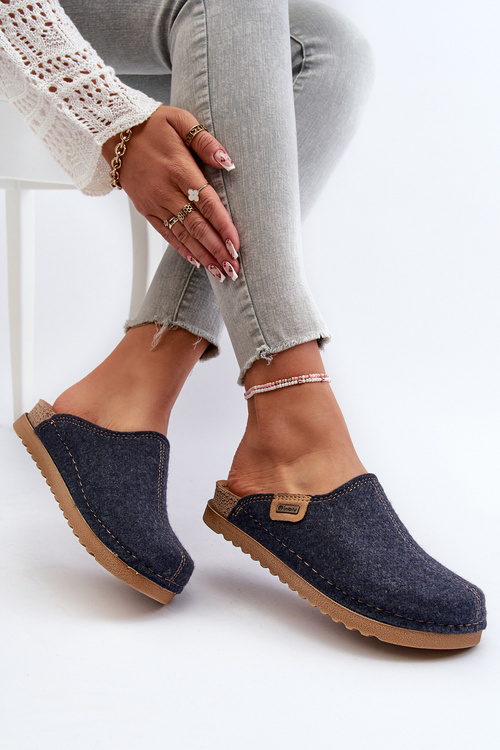 Domáce domáce topánky v Inblu DJ000010 Navy Blue