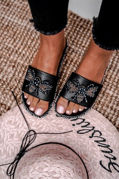 Dámske čierne tacos