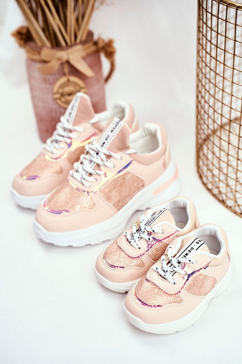 Detské športové topánky s hadím vzorom ružová matilda