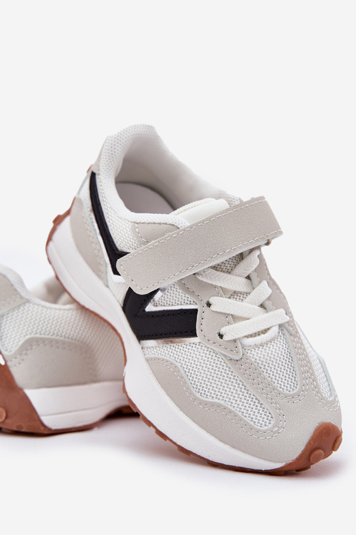 Dětské tenisky na suchý zip šedé Tezzu