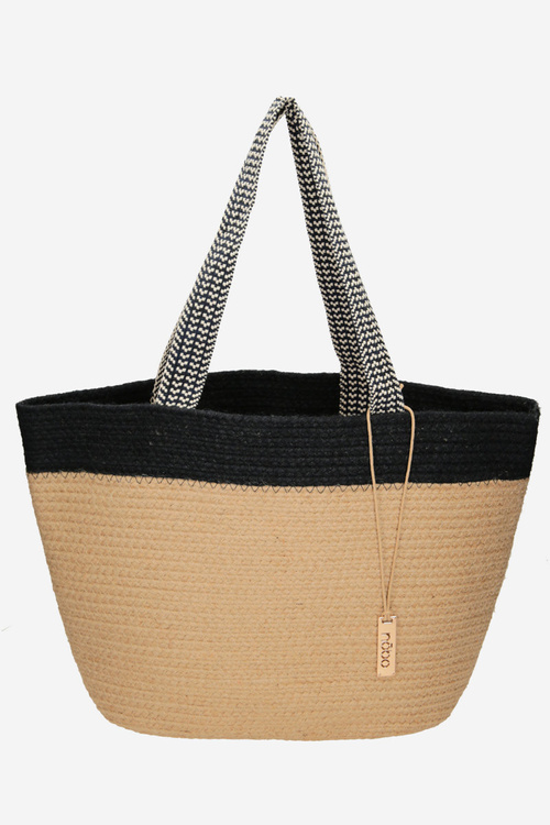 Beach Bag NOBO XP0400-C020 béžový čierny kôš