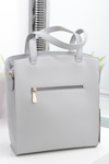 Monnari Minimalist Grey Women Bag With Pocket