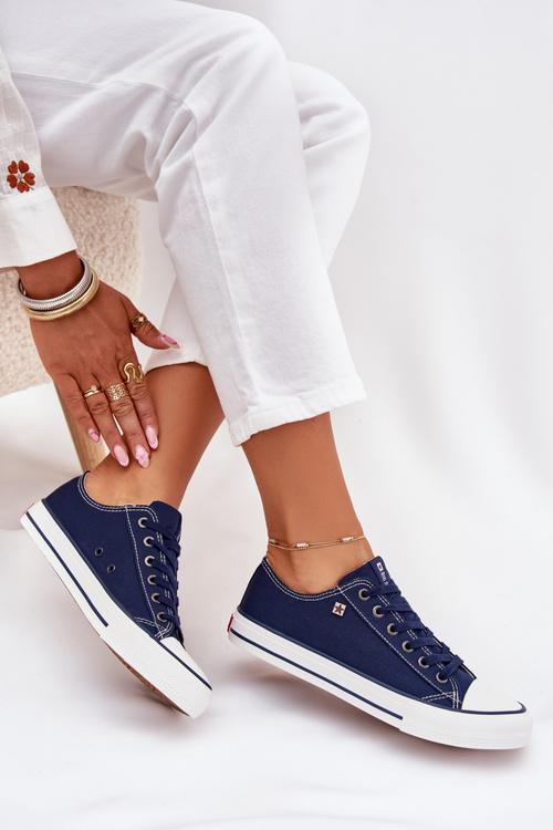 Dámske Nízke Tenisky Big Star DD274A235 Tmavomodré