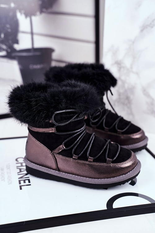 Detské topánky Snow Boots Big Star Black GG374083