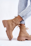 Merisha Lace -up Lace -up Leather Lace -up Boots