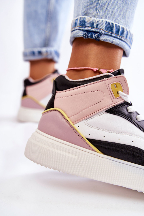 Dámske vysoké športové topánky Multicolor Silje