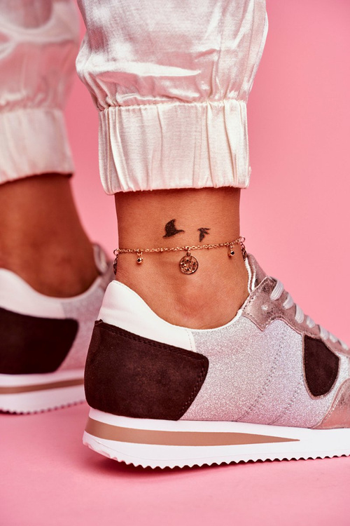 Dámská Sportovní Obuv Třpytivě Stříbrná Very Nice