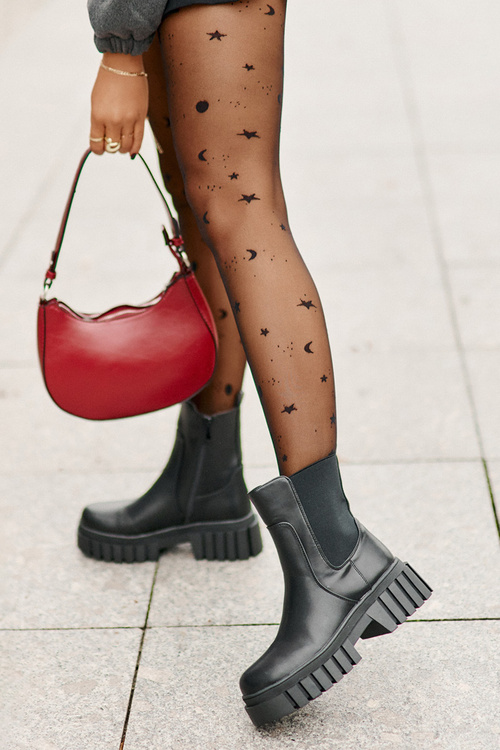 Kotníkové Boty Zateplené Na Zip S.Barski HY42-975 Černé