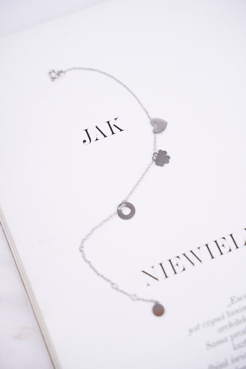 Dámský Náramek Stříbrný 3 Přívěsky Trio