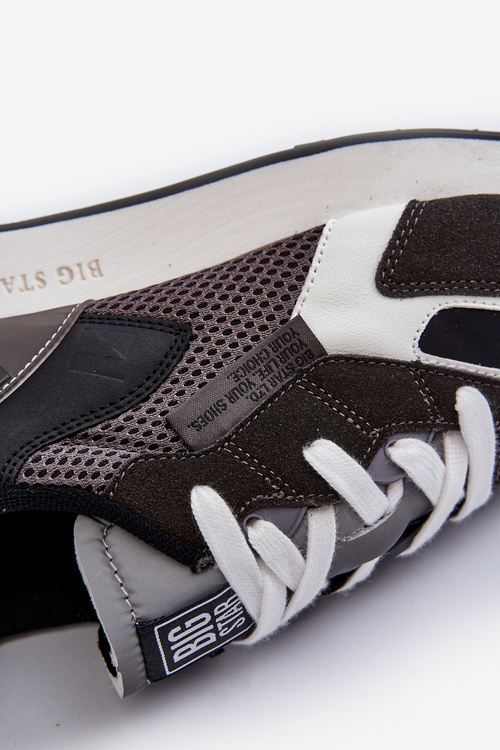 Sportovní pánské tenisky s paměťovou pěnou Memory Foam System Big Star NN174347 Černé