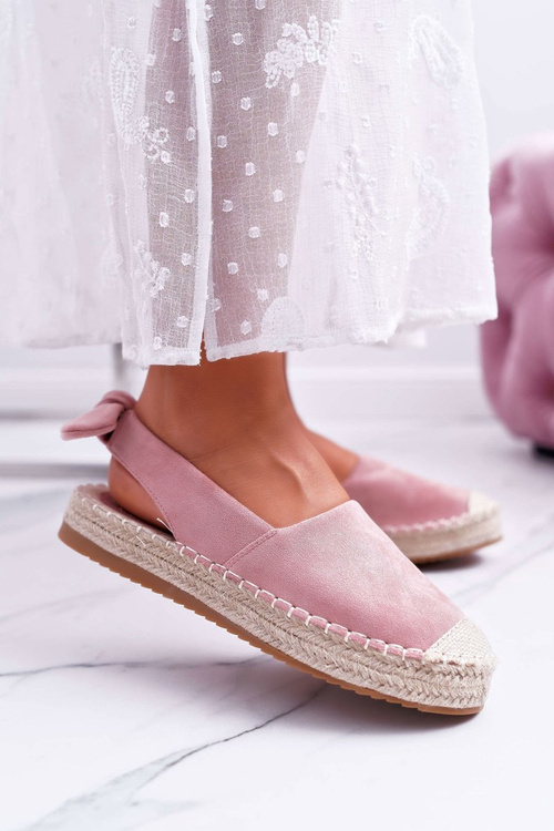 Lehké espadrille růžové tenisky Moriente